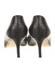 Jimmy Choo Leather Animal Print Pumps