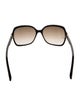 Jimmy Choo Square Gradient Sunglasses
