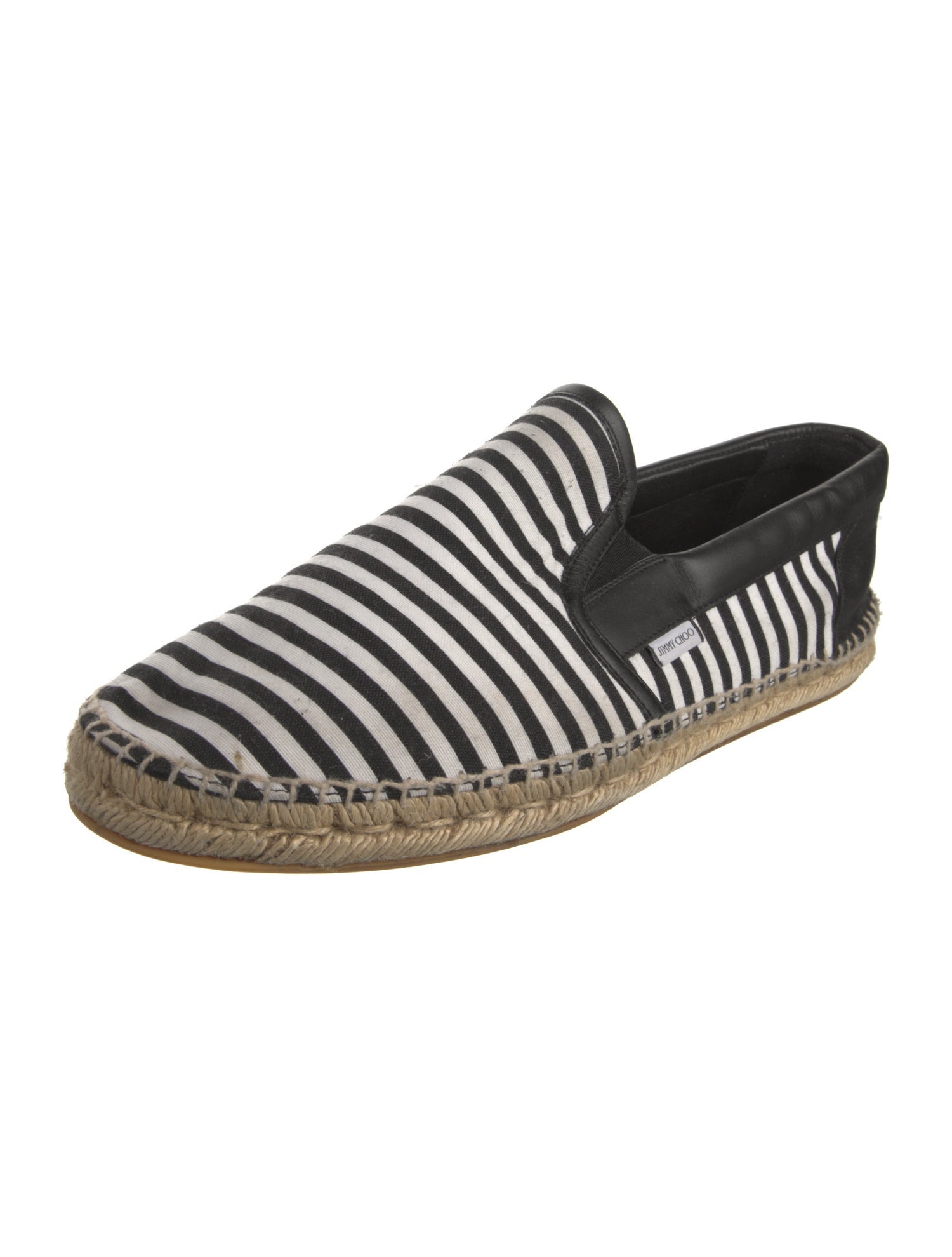 Jimmy Choo Canvas Striped Espadrilles