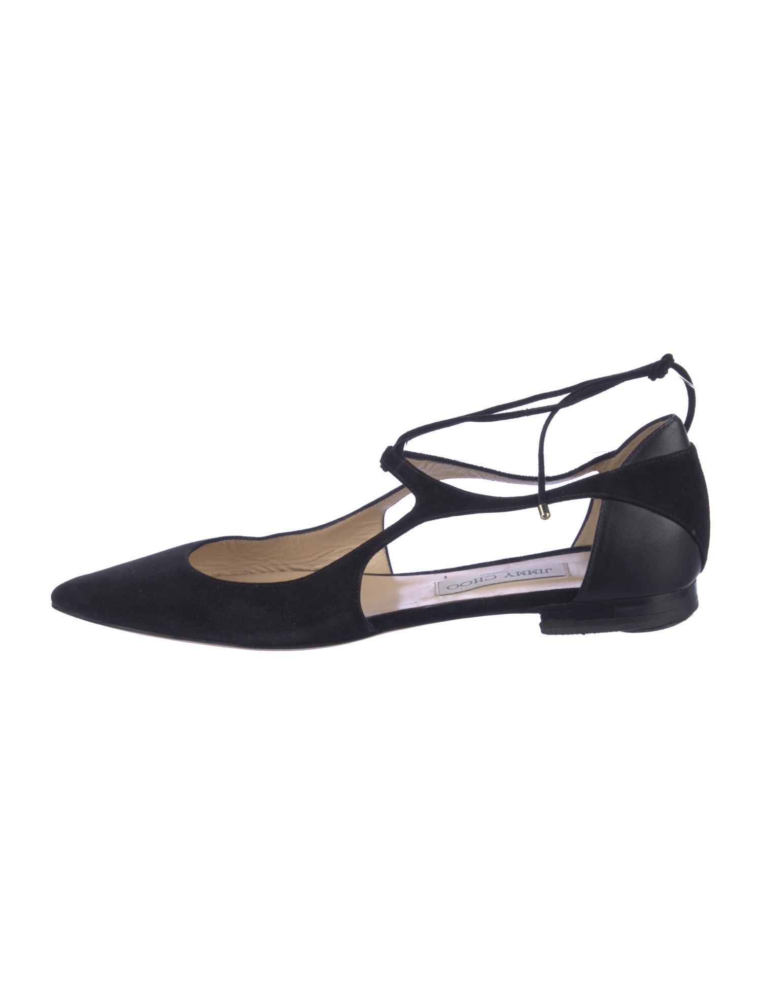 Jimmy Choo Suede Slingback Flats