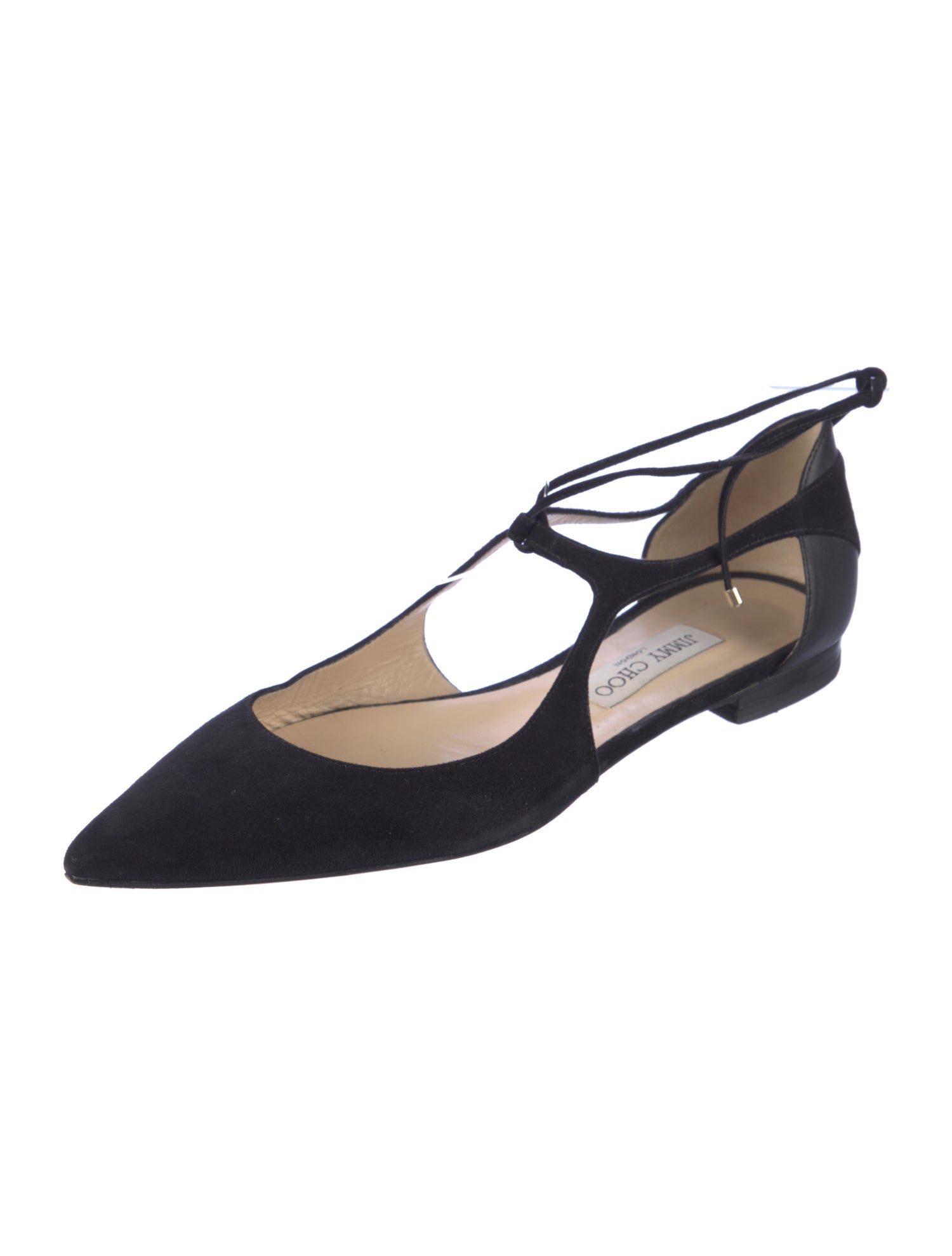 Jimmy Choo Suede Slingback Flats