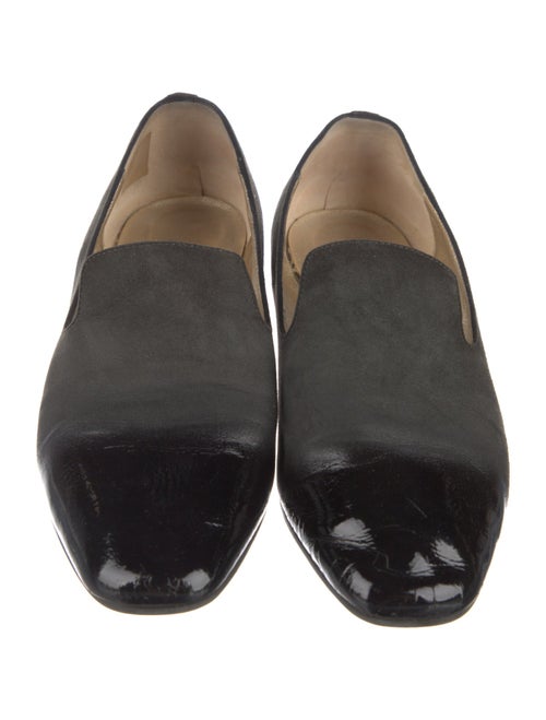 Jimmy Choo Suede Colorblock Pattern Flats