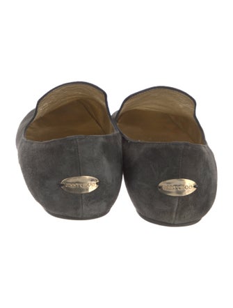 Jimmy Choo Suede Colorblock Pattern Flats