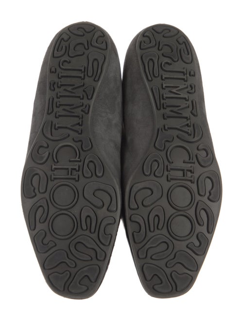 Jimmy Choo Suede Colorblock Pattern Flats