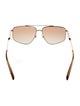 Jimmy Choo Aviator Tinted Sunglasses