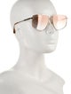 Jimmy Choo Aviator Tinted Sunglasses