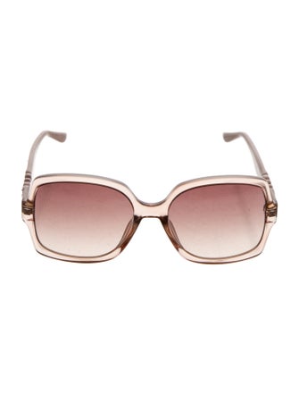 Jimmy Choo Oversize Gradient Sunglasses