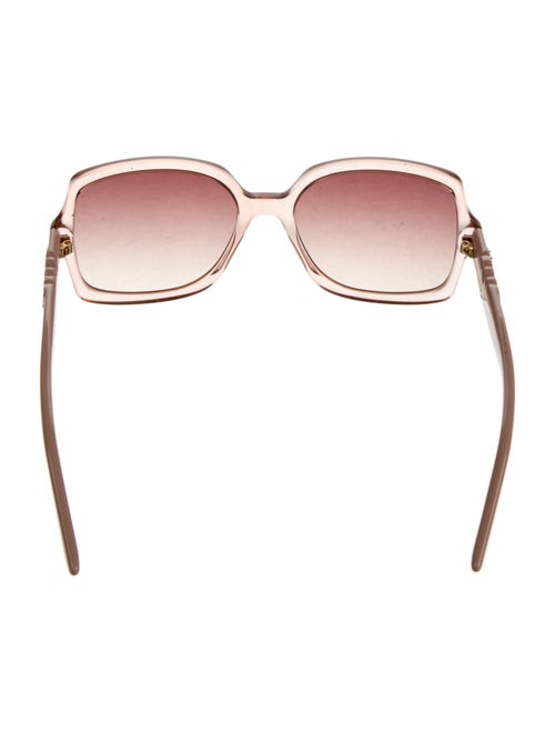 Jimmy Choo Oversize Gradient Sunglasses