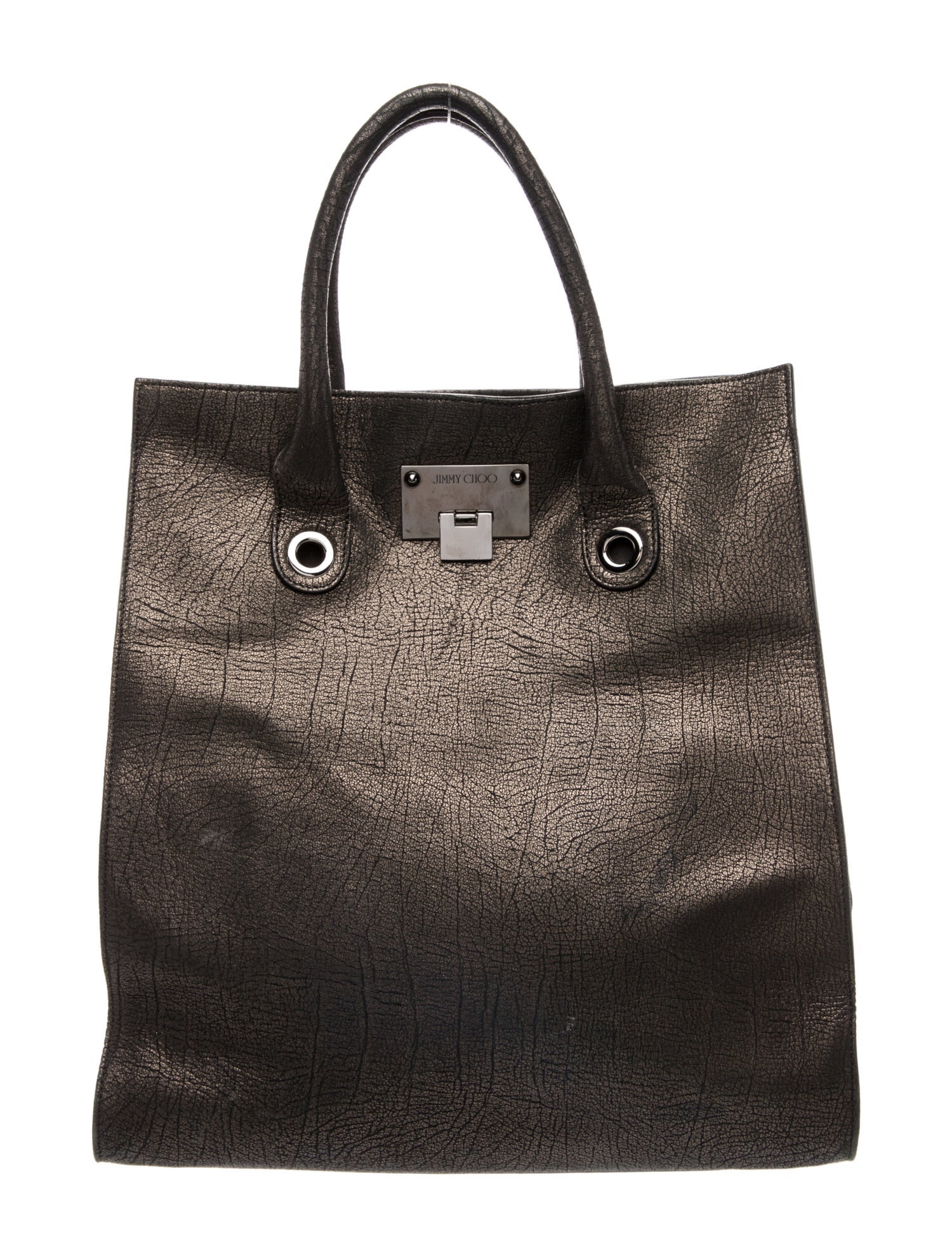 Jimmy Choo Leather Top Handle Bag