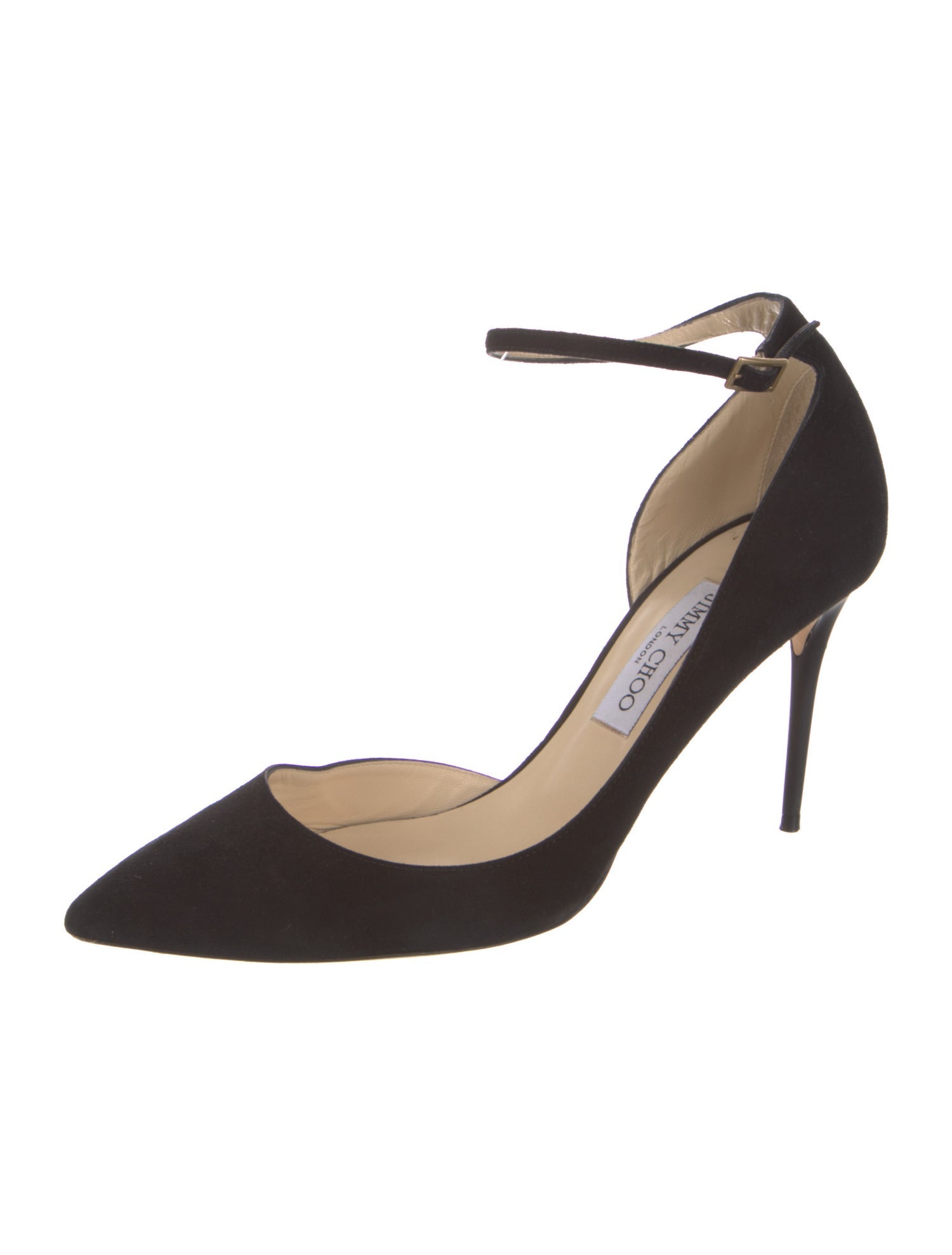 Jimmy Choo Suede D'Orsay Pumps