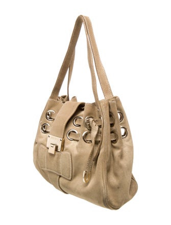 Jimmy Choo Suede Shoulder Bag