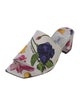 Jimmy Choo Canvas Floral Print Slides
