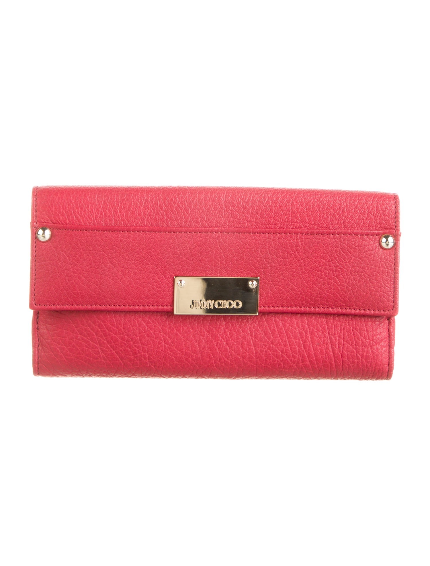 Jimmy Choo Leather Continental Wallet
