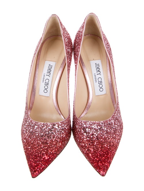 Jimmy Choo Glitter Glitter Accents Pumps