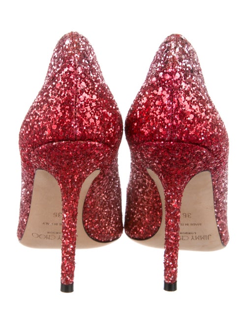Jimmy Choo Glitter Glitter Accents Pumps