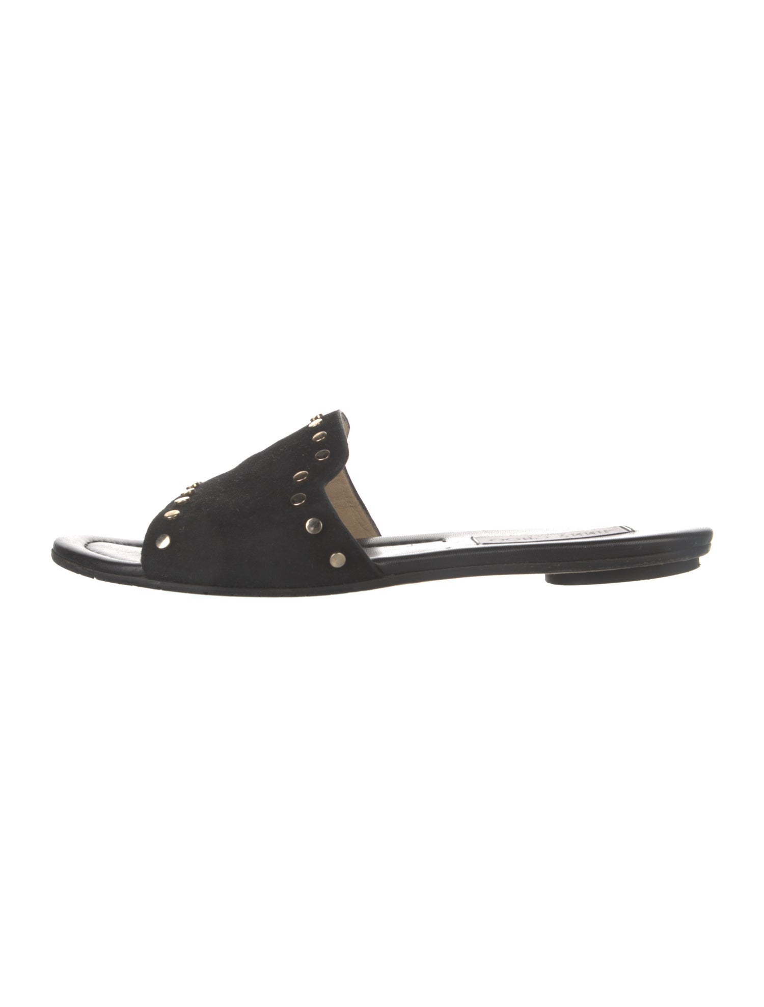 Jimmy Choo Suede Studded Accents Slides