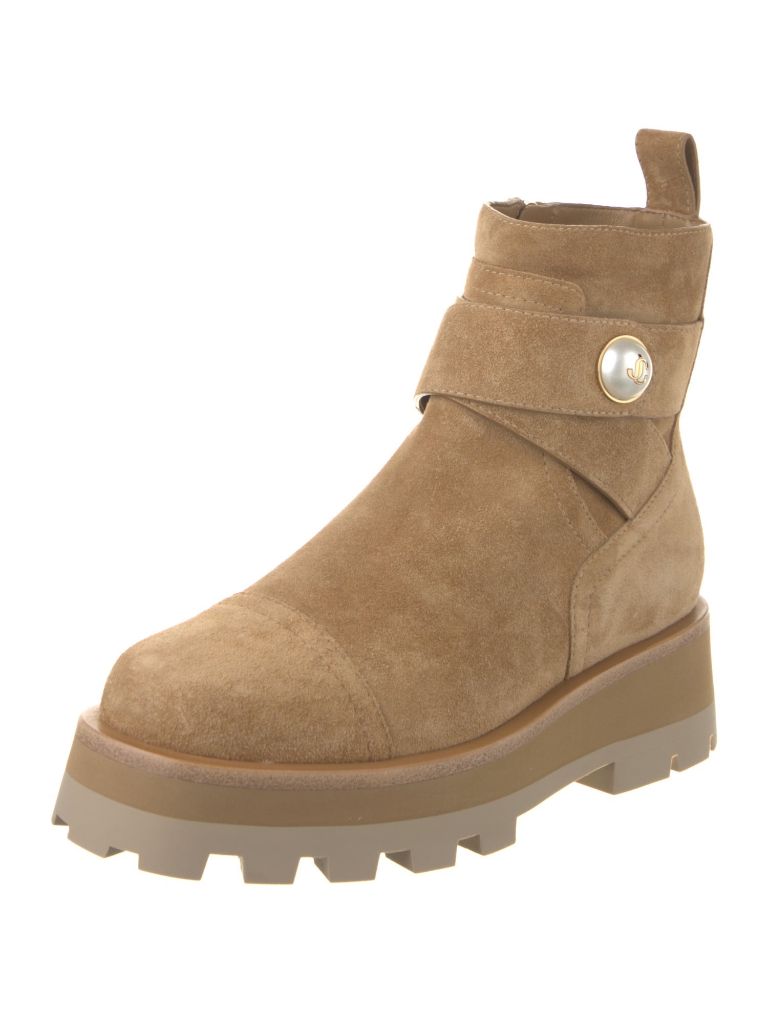 Jimmy Choo Suede Moto Boots w/ Tags