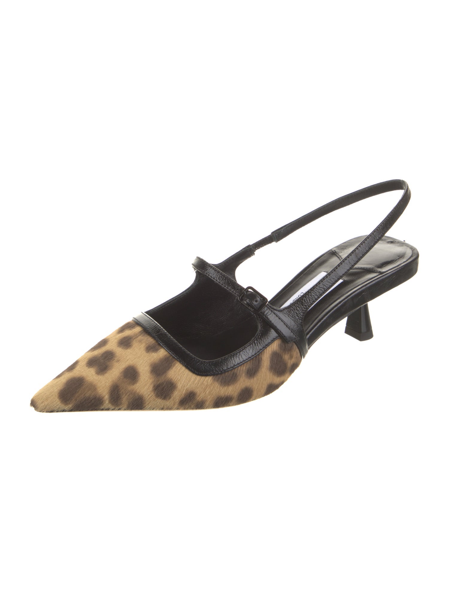 Jimmy Choo Ponyhair Animal Print Slingback Pumps