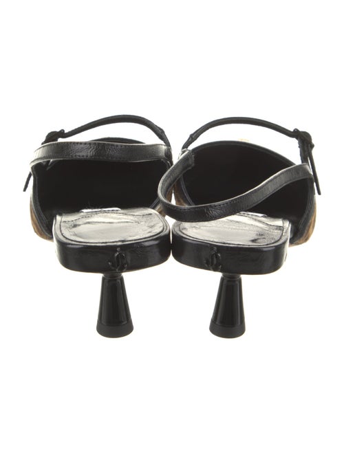 Jimmy Choo Ponyhair Animal Print Slingback Pumps