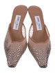 Jimmy Choo Crystal Embellishments Mules