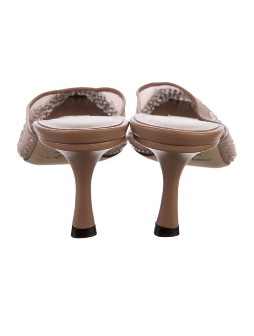 Jimmy Choo Crystal Embellishments Mules