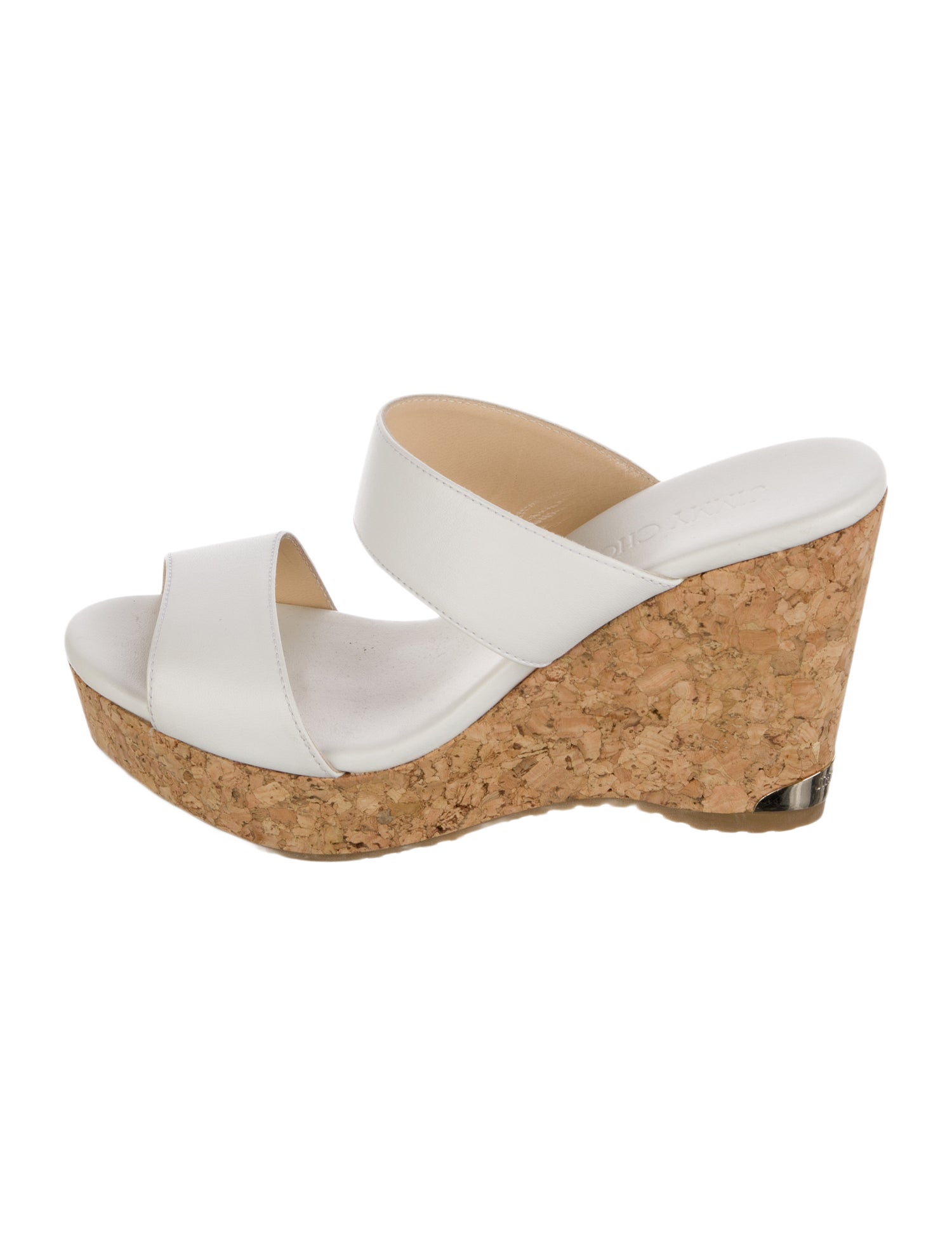 Jimmy Choo Leather Slides