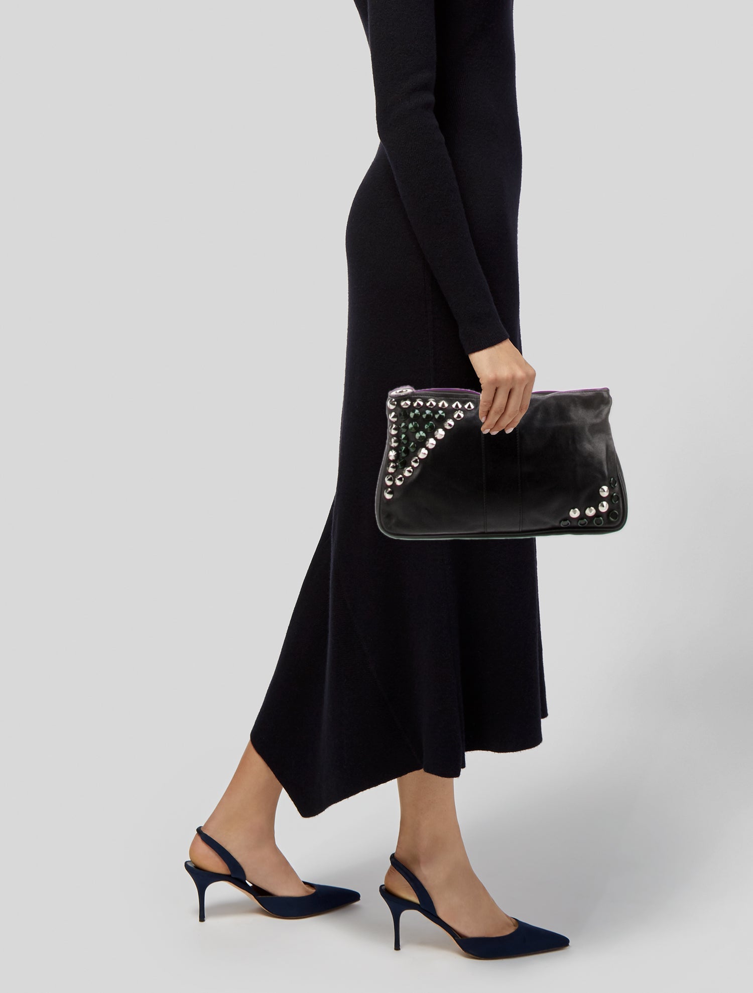 Jimmy Choo Leather Clutch