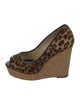 Jimmy Choo Ponyhair Animal Print Espadrilles