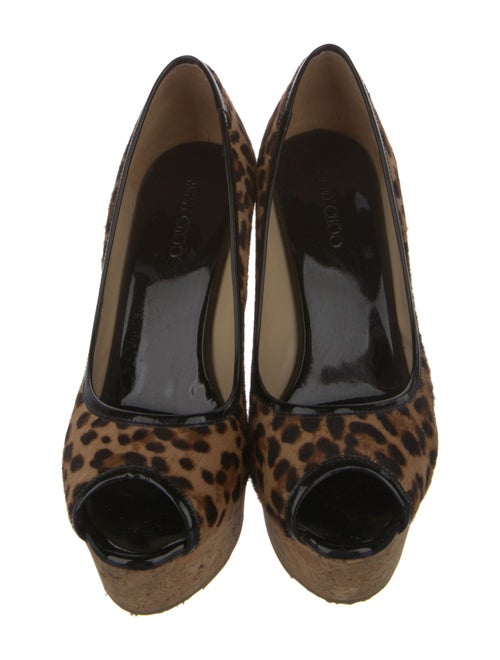 Jimmy Choo Ponyhair Animal Print Espadrilles