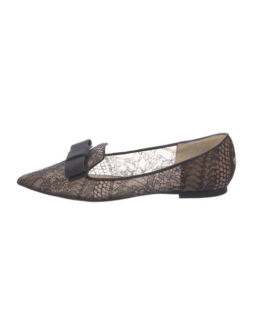 Jimmy Choo Lace Lace Pattern Loafers