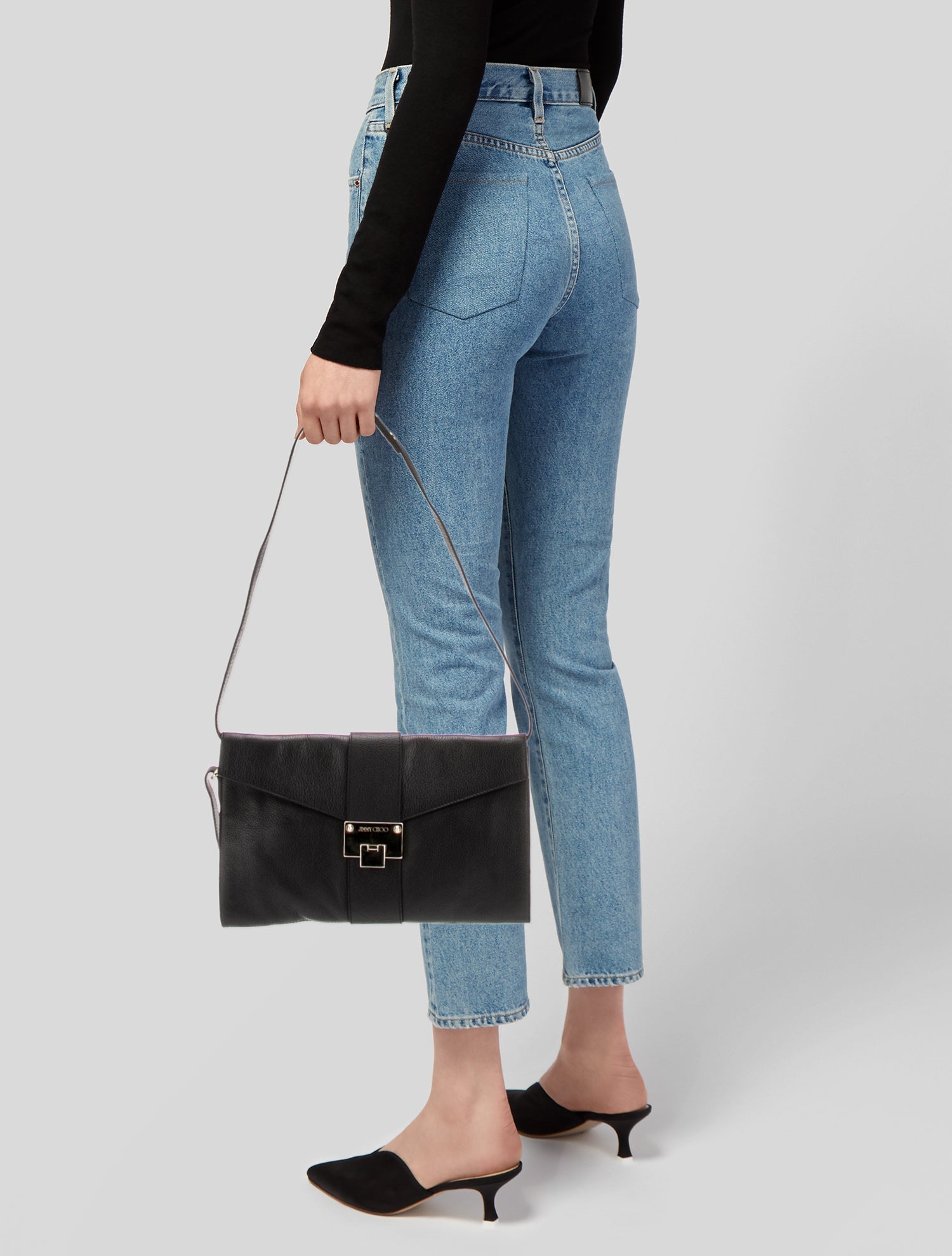 Jimmy Choo Leather Shoulder Bag