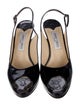 Jimmy Choo Patent Leather Slingback Sandals
