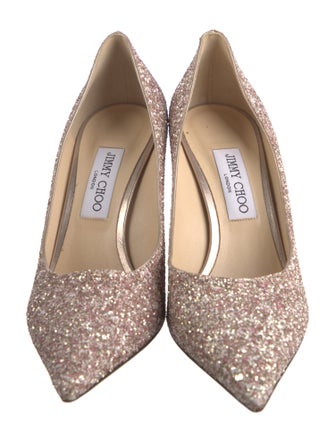 Jimmy Choo Glitter Glitter Accents Pumps