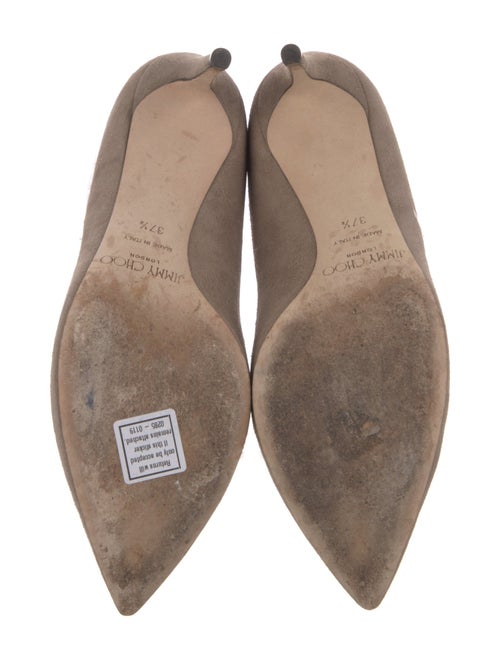 Jimmy Choo Suede T-Strap Pumps