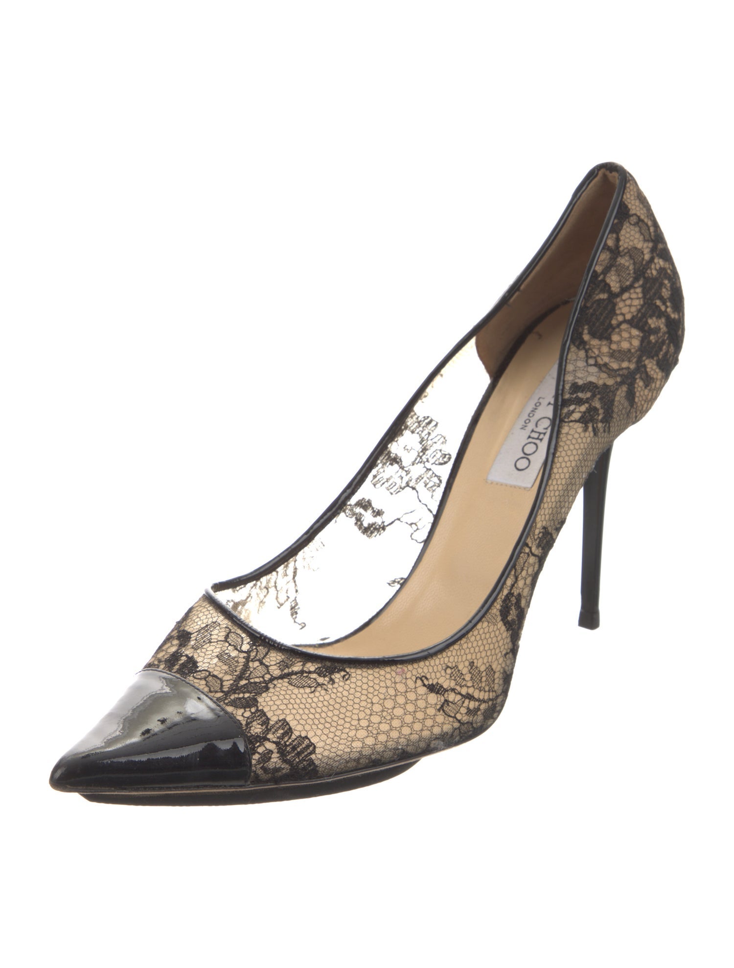 Jimmy Choo Lace Lace Pattern Pumps