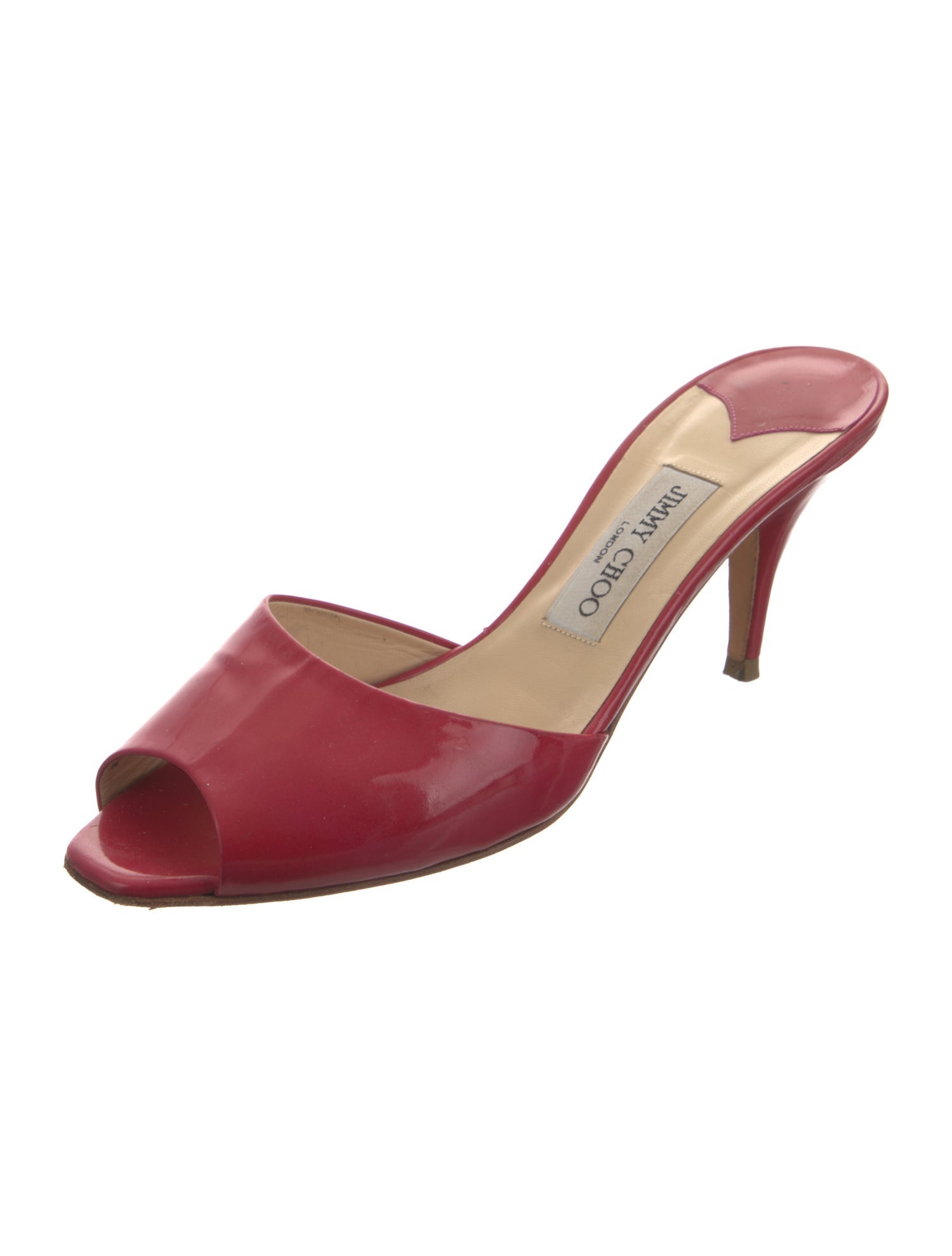 Jimmy Choo Patent Leather Slides