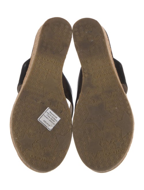 Jimmy Choo Patent Leather Flip Flops