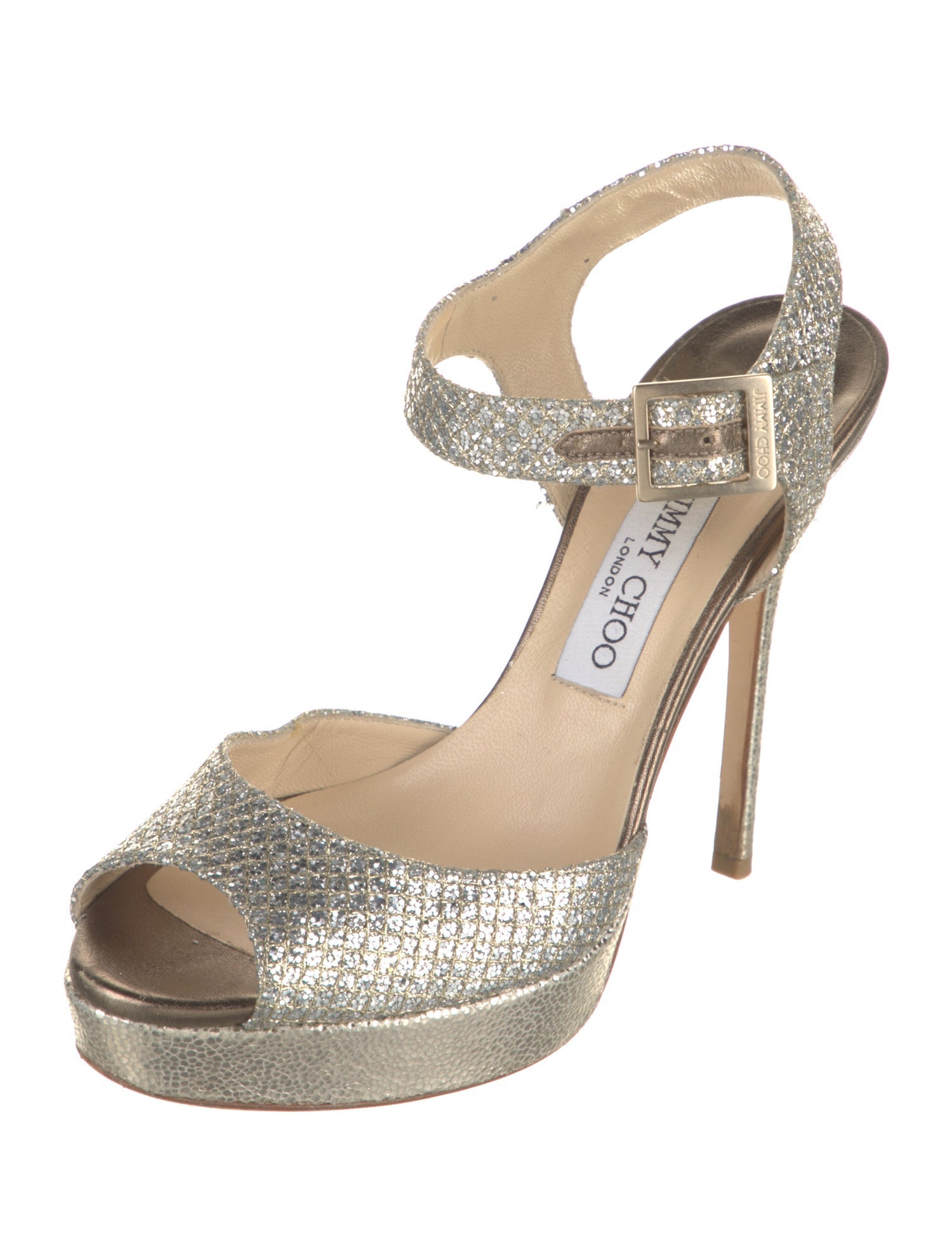 Jimmy Choo Glitter Sandals