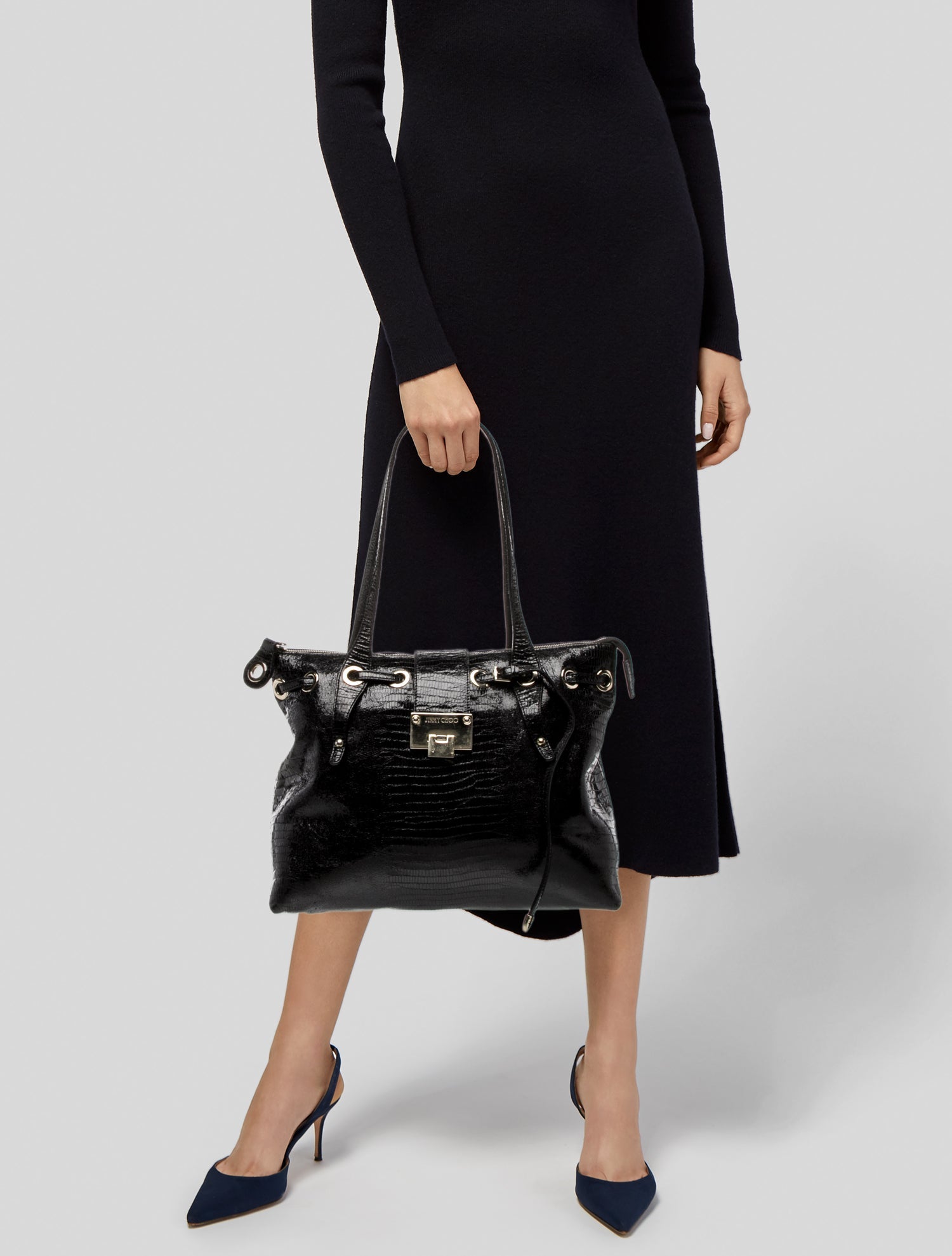 Jimmy Choo Lizard Rhea