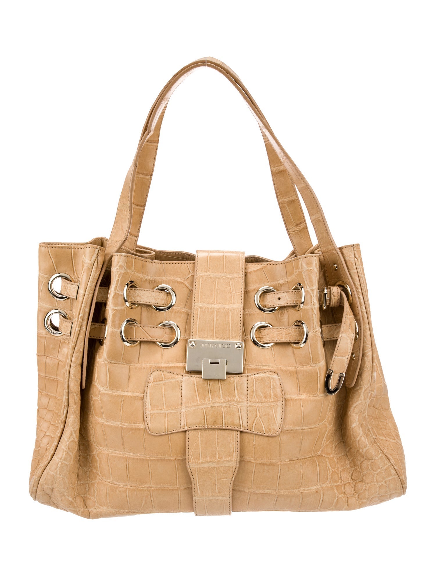 Jimmy Choo Crocodile Shoulder Bag