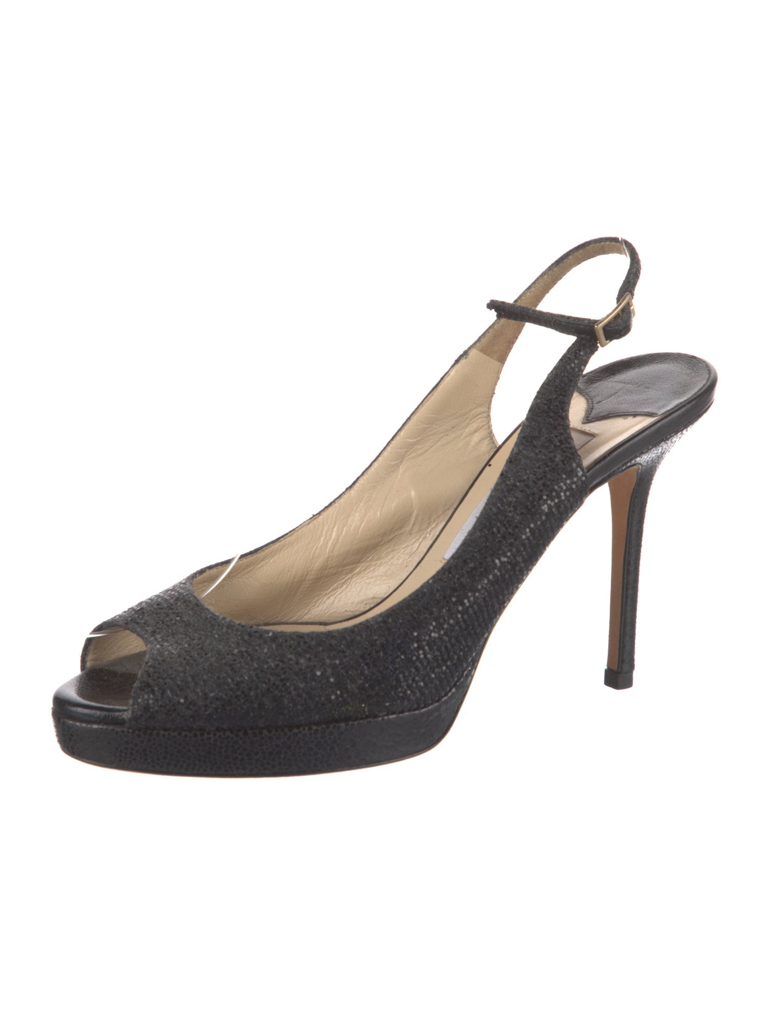 Jimmy Choo Glitter Slingback Pumps