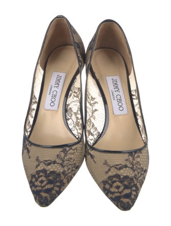 Jimmy Choo Lace Lace Pattern Pumps