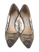 Jimmy Choo Lace Lace Pattern Pumps