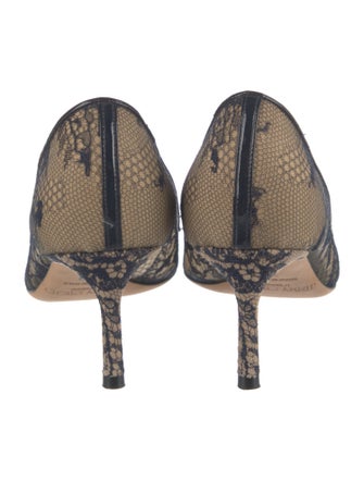 Jimmy Choo Lace Lace Pattern Pumps