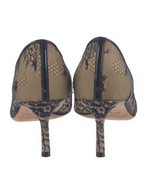 Jimmy Choo Lace Lace Pattern Pumps
