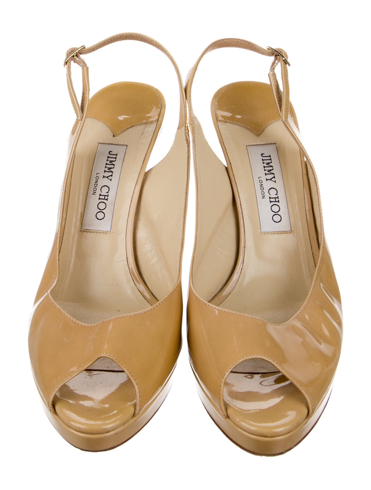 Jimmy Choo Patent Leather Slingback Pumps