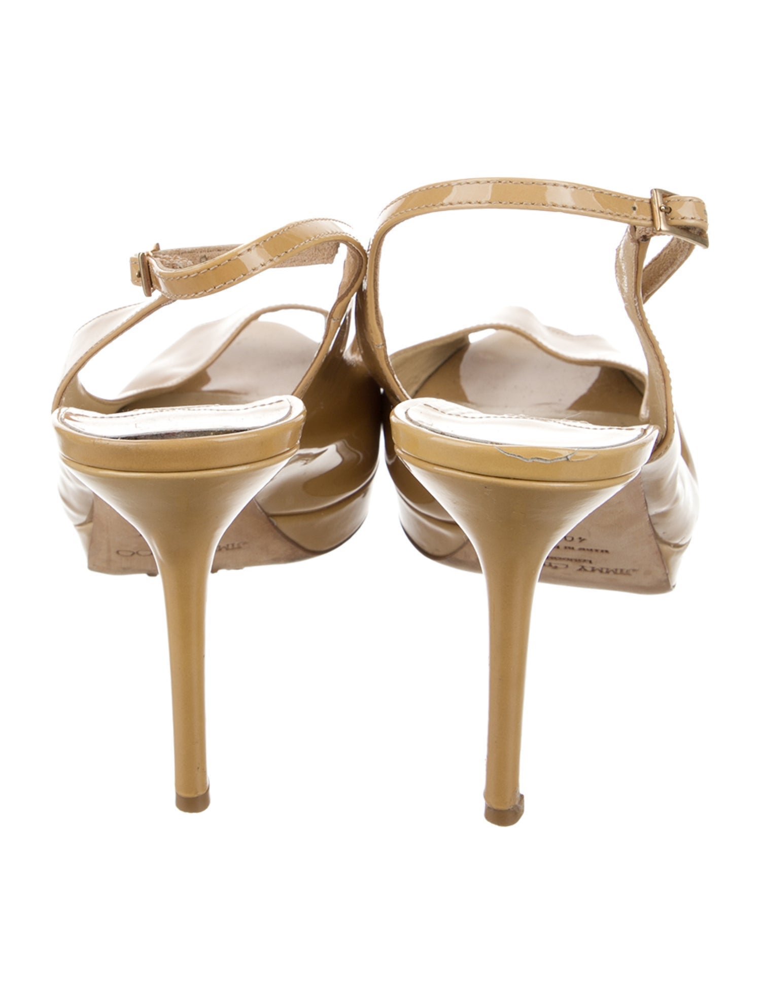 Jimmy Choo Patent Leather Slingback Pumps