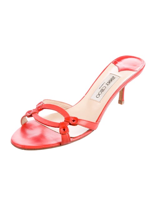 Jimmy Choo Leather Slides