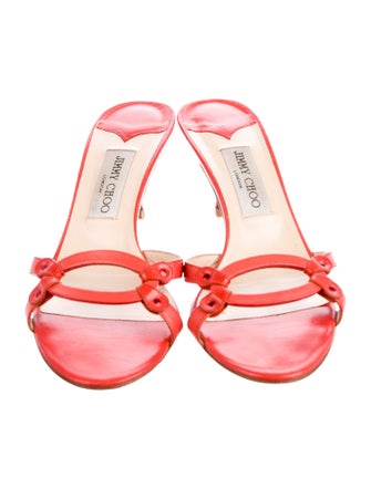 Jimmy Choo Leather Slides