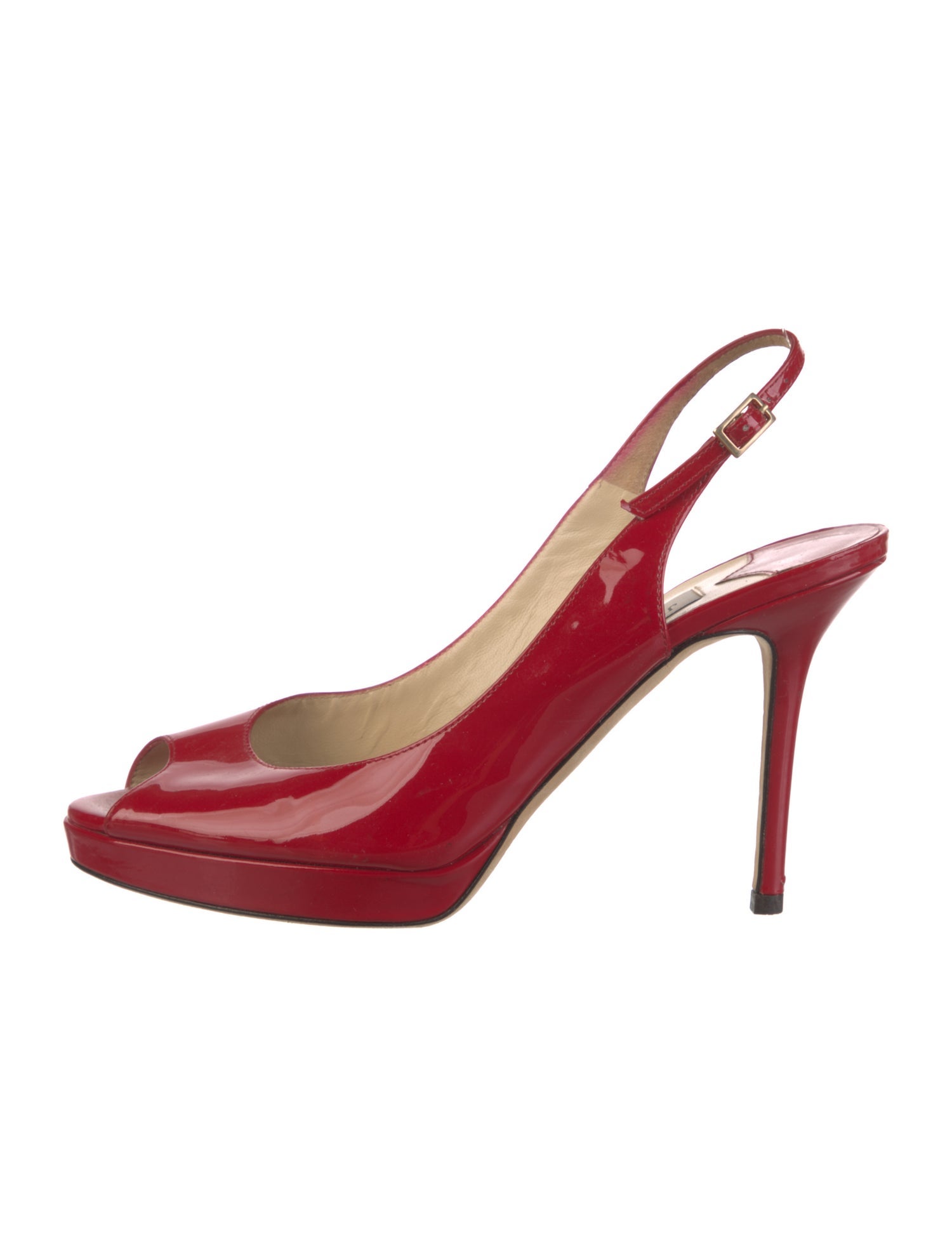 Jimmy Choo Patent Leather Slingback Pumps